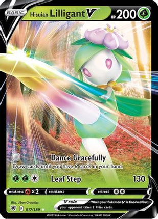 Hisuian Lilligant V - 17/null [SWSH10: Astral Radiance] Holofoil