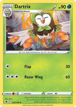 Dartrix - 20/189 [SWSH10: Astral Radiance] Reverse Holofoil