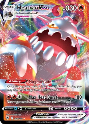 Heatran VMAX - 26/189 [SWSH10: Astral Radiance] Holofoil