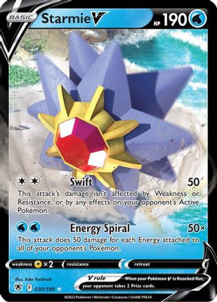 Starmie V - 30/null [SWSH10: Astral Radiance] Holofoil