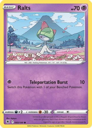 Ralts - 60/189 [SWSH10: Astral Radiance]