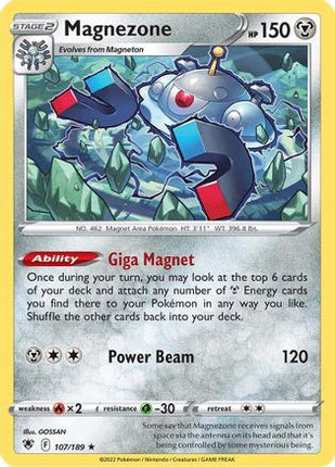 Magnezone - 107/189 [SWSH10: Astral Radiance] Reverse Holofoil