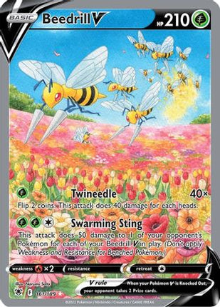Beedrill V (Alternate Full Art) - 161/189 [SWSH10: Astral Radiance] Holofoil