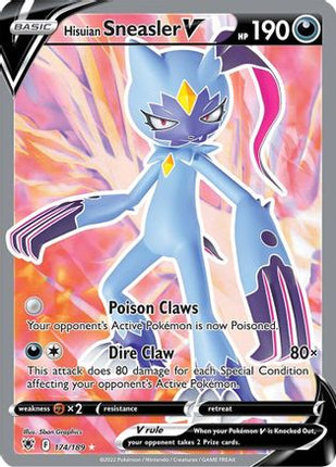 Hisuian Sneasler V (Full Art) - 174/189 [SWSH10: Astral Radiance] Holofoil