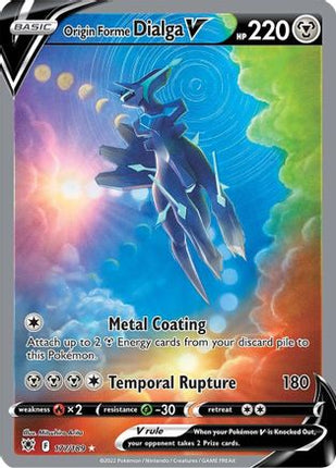 Origin Forme Dialga V (Alternate Full Art) - 177/189 [SWSH10: Astral Radiance] Holofoil