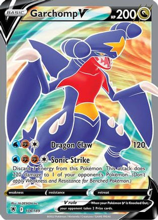 Garchomp V (Full Art) - 178/189 [SWSH10: Astral Radiance] Holofoil