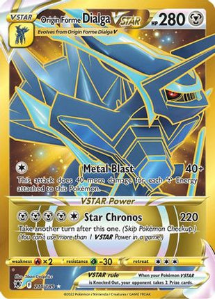 Origin Forme Dialga VSTAR - 210/189 (Secret) [SWSH10: Astral Radiance] Holofoil