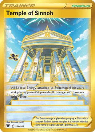 Temple of Sinnoh (Secret) - 214/189 [SWSH10: Astral Radiance] Holofoil