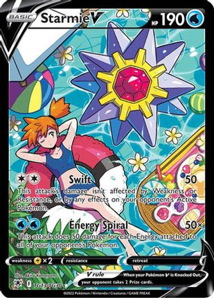 Starmie V - TG13/TG30 [SWSH10: Astral Radiance Trainer Gallery] Holofoil