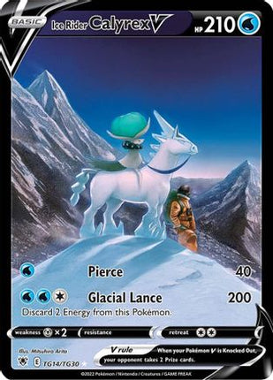 Ice Rider Calyrex V - TG14/TG30 [SWSH10: Astral Radiance Trainer Gallery] Holofoil