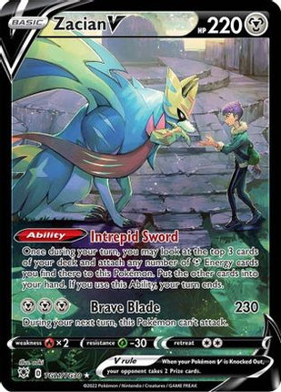 Zacian V - TG21/TG30 [SWSH10: Astral Radiance Trainer Gallery] Holofoil