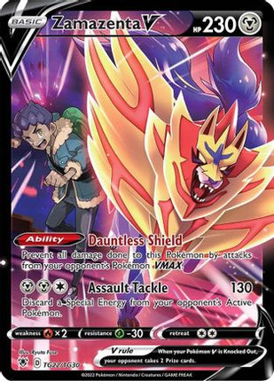 Zamazenta V - TG22/TG30 [SWSH10: Astral Radiance Trainer Gallery] Holofoil