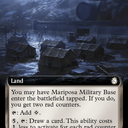 Mariposa Military Base (Extended Art) [Fallout] Surge Foil