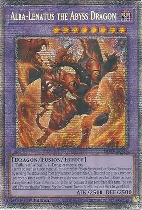 Alba-Lenatus the Abyss Dragon (Starlight Rare)  [DIFO-EN035] 1st Edition