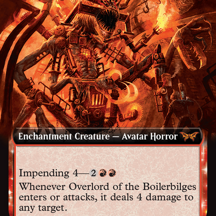 Overlord of the Boilerbilges (Extended Art) [Duskmourn: House of Horror]