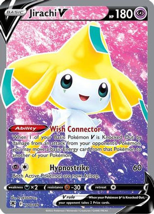 Jirachi V (Full Art) - 170/189 [SWSH10: Astral Radiance] Holofoil