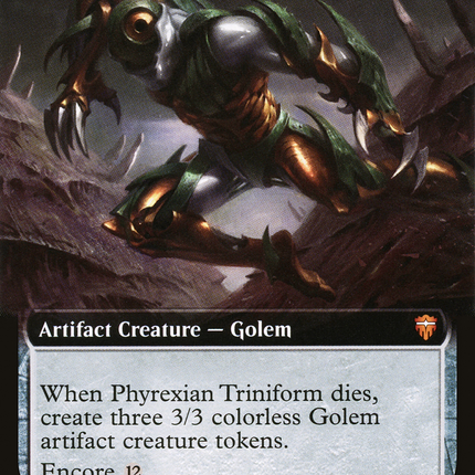 Phyrexian Triniform (Extended Art) [Commander Legends]