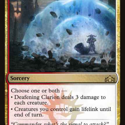 Deafening Clarion [Guilds of Ravnica Promos]