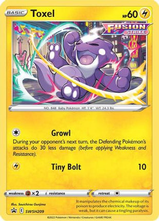 Toxel - SWSH209 - SWSH209/null [SWSH: Sword & Shield Promo Cards] Holofoil