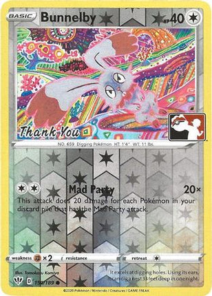 Bunnelby - 150/189 (Thank You Promo) [Miscellaneous Cards & Products] Reverse Holofoil