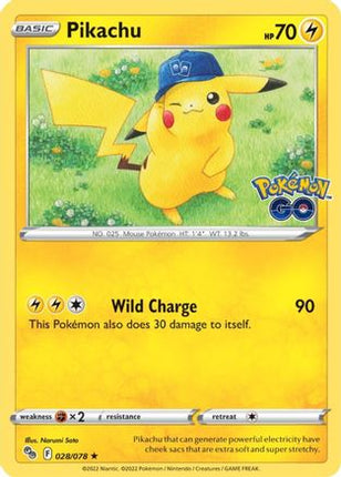Pikachu (28) - 28/null [Pokemon GO] Reverse Holofoil