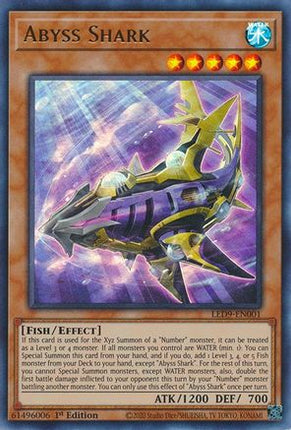 Abyss Shark (Ultra Rare) [LED9-EN001] 1st Edition