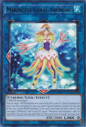 Marincess Coral Anemone (Rare) [LED9-EN041] 1st Edition