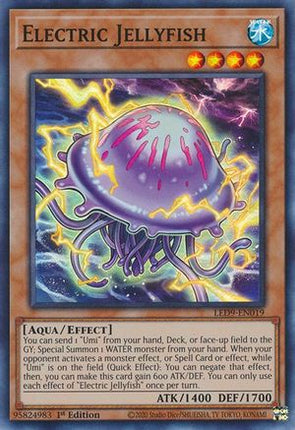 Electric Jellyfish (Super Rare) [LED9-EN019] 1st Edition