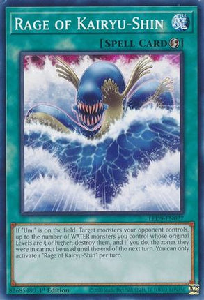 Rage of Kairyu-Shin (Common / Short Print) [LED9-EN027] 1st Edition