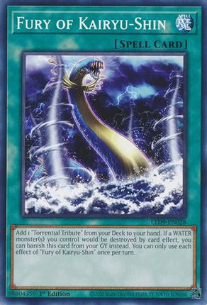 Fury of Kairyu-Shin (Common / Short Print) [LED9-EN028] 1st Edition