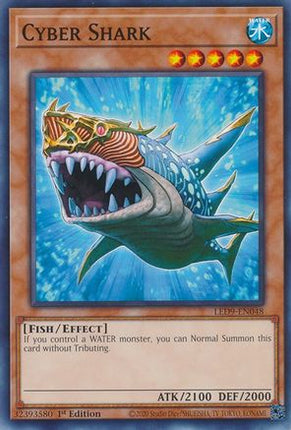 Cyber Shark (Common / Short Print) [LED9-EN048] 1st Edition