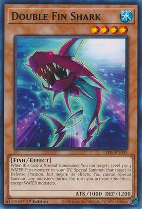 Double Fin Shark (Rare) [LED9-EN049] 1st Edition