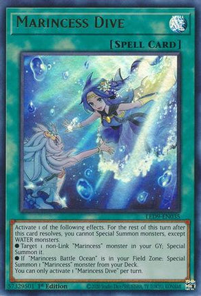 Marincess Dive (Ultra Rare) [LED9-EN035] 1st Edition