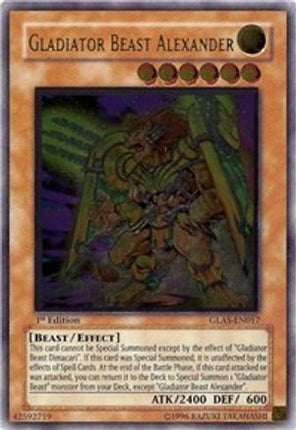 Gladiator Beast Alexander (UTR) [GLAS-EN017] Ultimate Rare