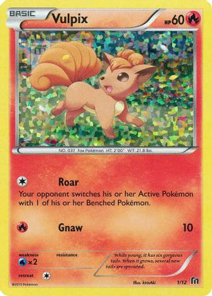Vulpix - 1/12 [McDonald's Promos 2016] Holofoil