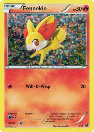 Fennekin - 3/12 [McDonald's Promos 2016] Holofoil
