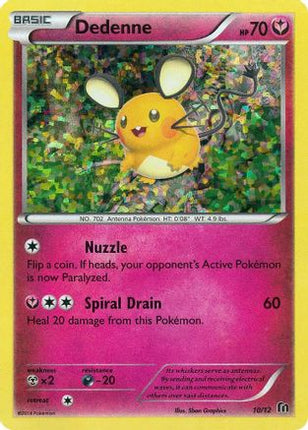 Dedenne - 10/12 [McDonald's Promos 2016] Holofoil