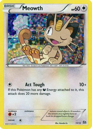 Meowth - 11/12 [McDonald's Promos 2016] Holofoil