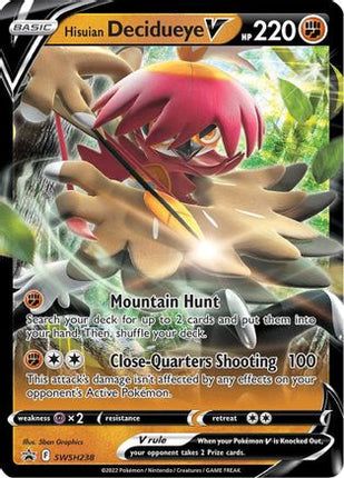 Hisuian Decidueye V - SWSH238 - SWSH238/null [SWSH: Sword & Shield Promo Cards] Holofoil