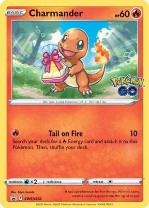 Charmander - SWSH232 - SWSH232/null [SWSH: Sword & Shield Promo Cards] Holofoil