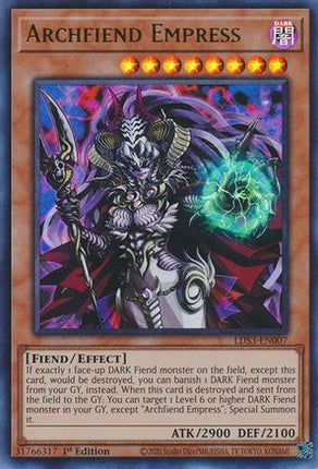 Archfiend Empress (Ultra Rare) [LDS3-EN007] 1st Edition