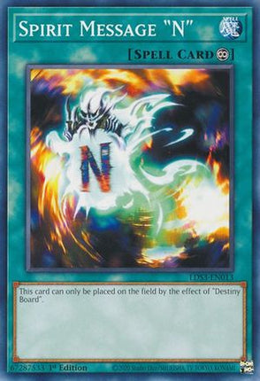 Spirit Message "N" (Common / Short Print) [LDS3-EN013] 1st Edition