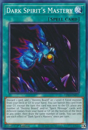 Dark Spirit's Mastery (Common / Short Print) [LDS3-EN017] 1st Edition
