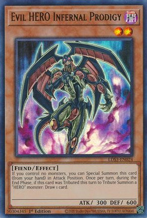 Evil HERO Infernal Prodigy (Ultra Rare) [LDS3-EN024] 1st Edition