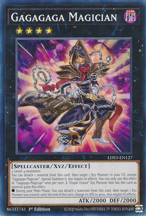 Gagagaga Magician (Common / Short Print) [LDS3-EN127] 1st Edition