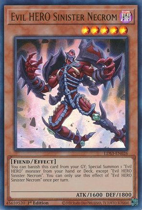 Evil HERO Sinister Necrom (Ultra Rare) [LDS3-EN026] 1st Edition