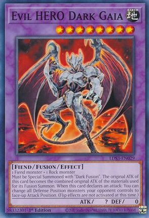 Evil HERO Dark Gaia (Common / Short Print) [LDS3-EN029] 1st Edition