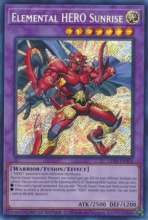 Elemental HERO Sunrise (Secret Rare) [LDS3-EN104] Limited