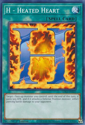 H - Heated Heart (Common / Short Print) [LDS3-EN107] 1st Edition