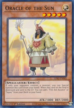 Oracle of the Sun (Common / Short Print) [LDS3-EN045] 1st Edition